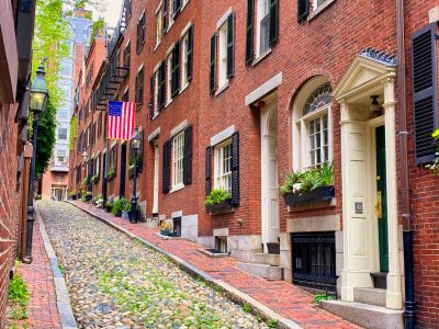 Acorn Street Beacon Hill - Most Photographed Street in Boston