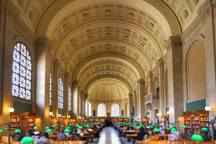 a group of people in a room