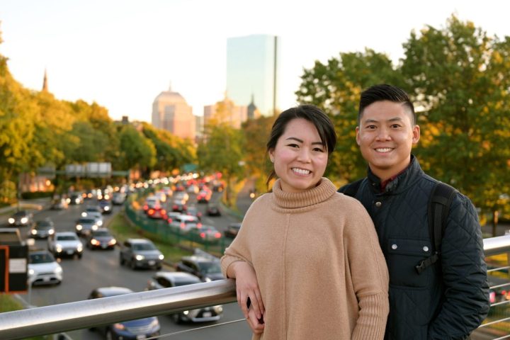 a person standing posing for the camera