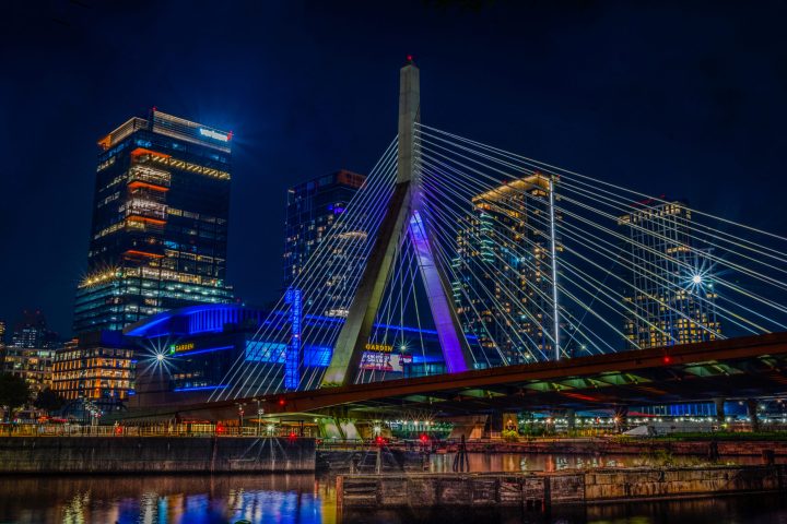 Zakim Bridge Boston Night Tour