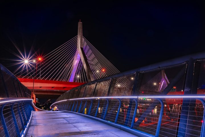 Zakim Bridge Boston Night Tour