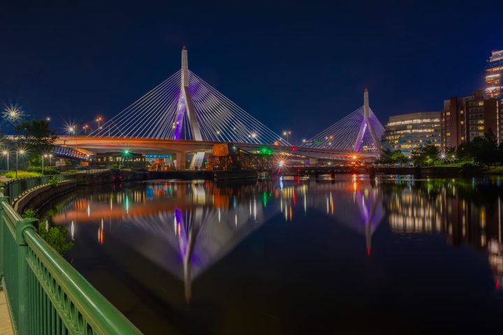 Zakim Bridge Boston Night Tour