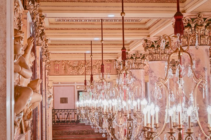 the inside of a building